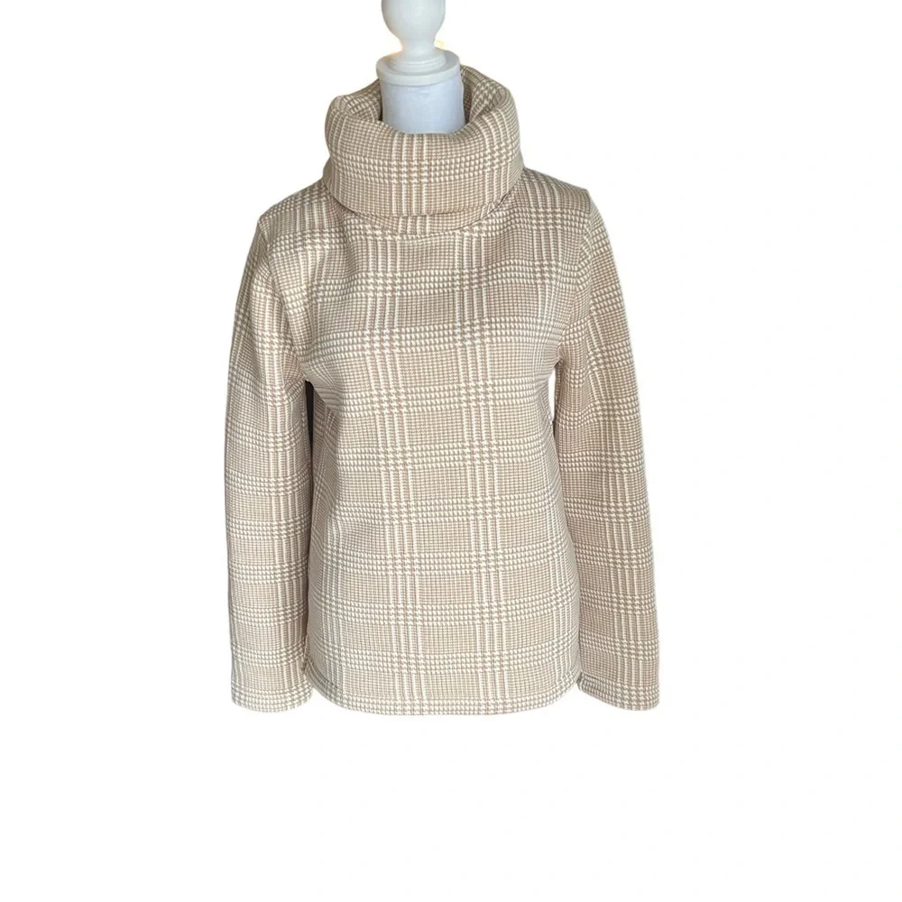 J. Crew - NWOT Long Sleeve Funnel Neck Pullover Sweater Sweatshirt Sz S